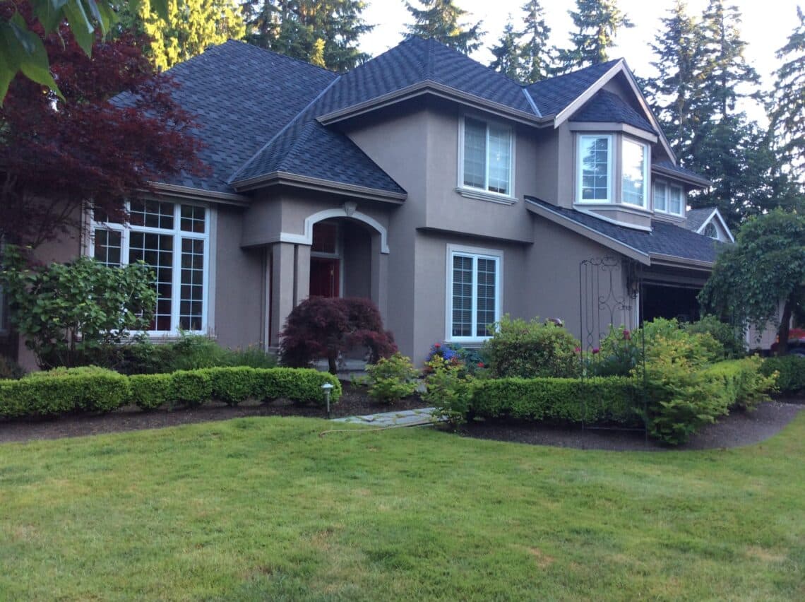 Sammamish exterior painting - stucco surface
