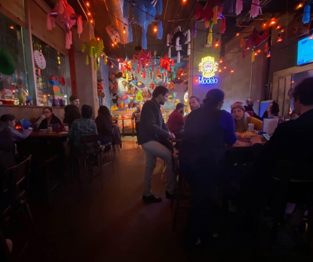 Sound Painting Solutions' annual holiday party at Cantina Leña in 2019