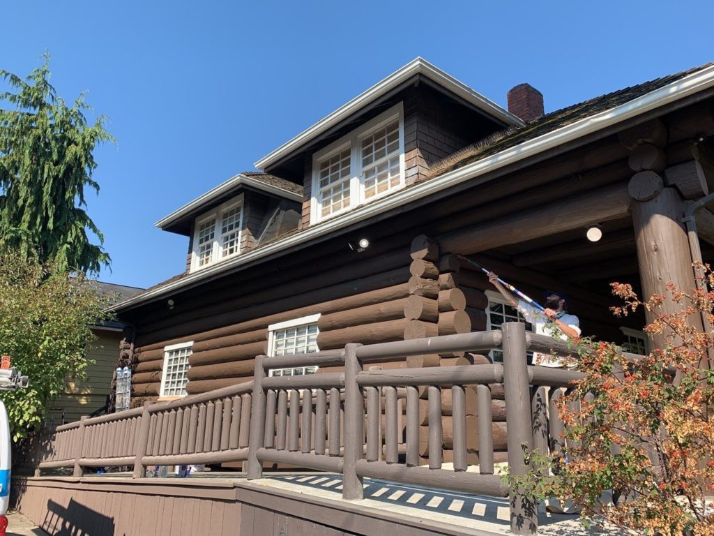 The Log House Museum in West Seattle