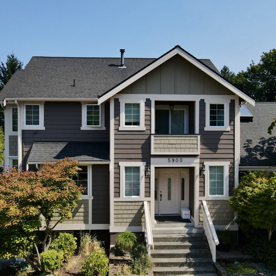 Final results of Seattle exterior painting project