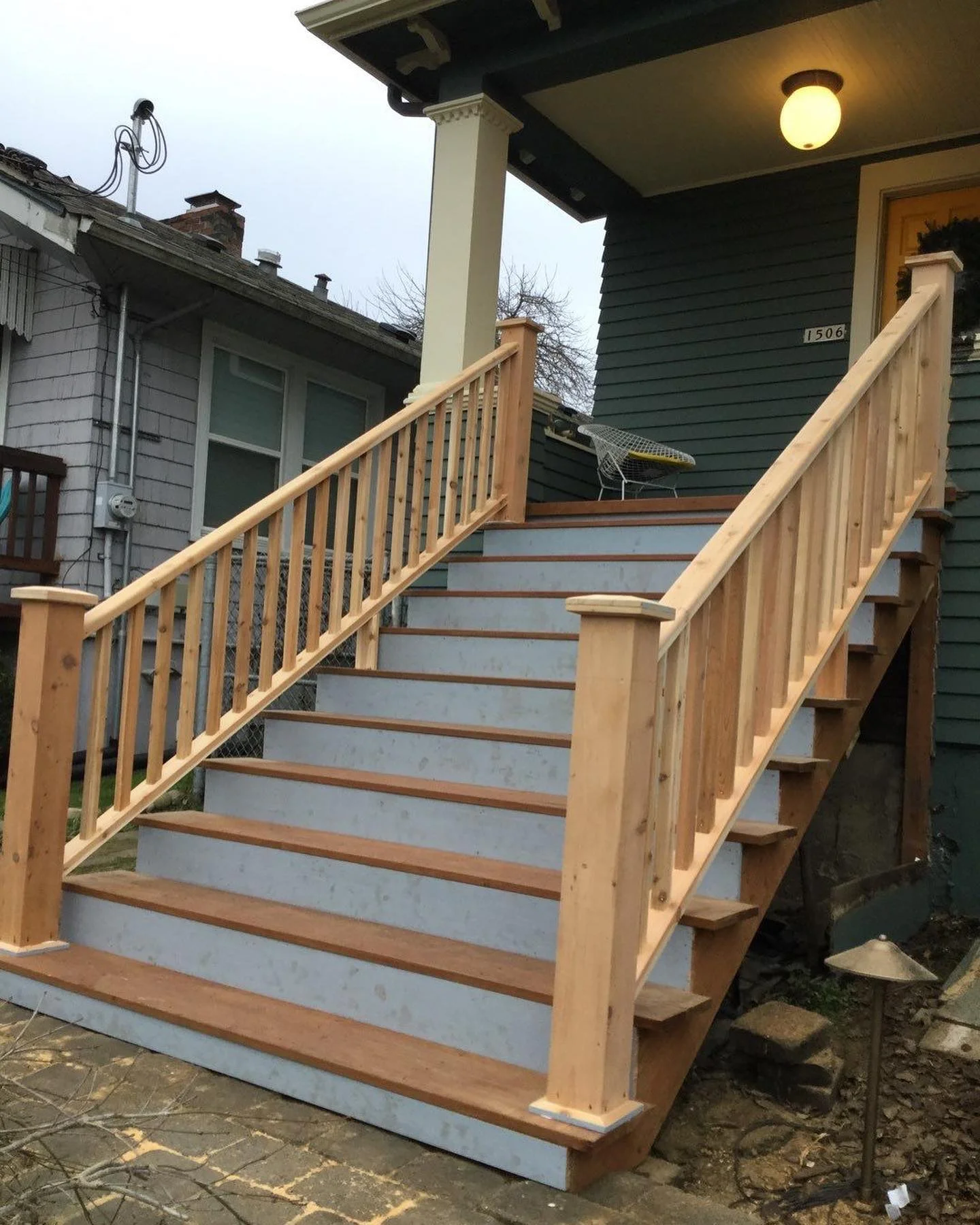 custom stair and railing carpentry