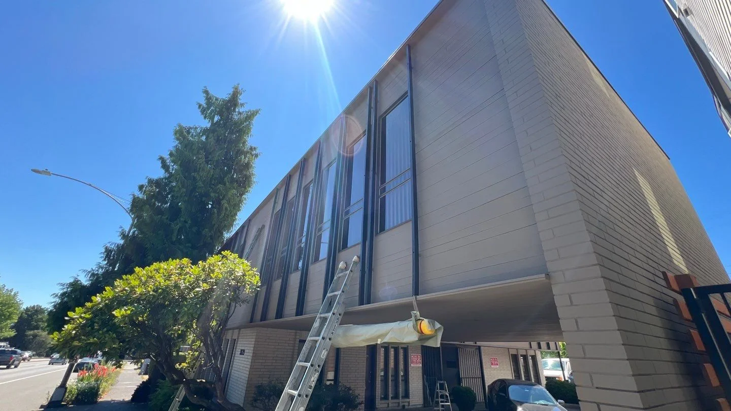 Commercial exterior painting project