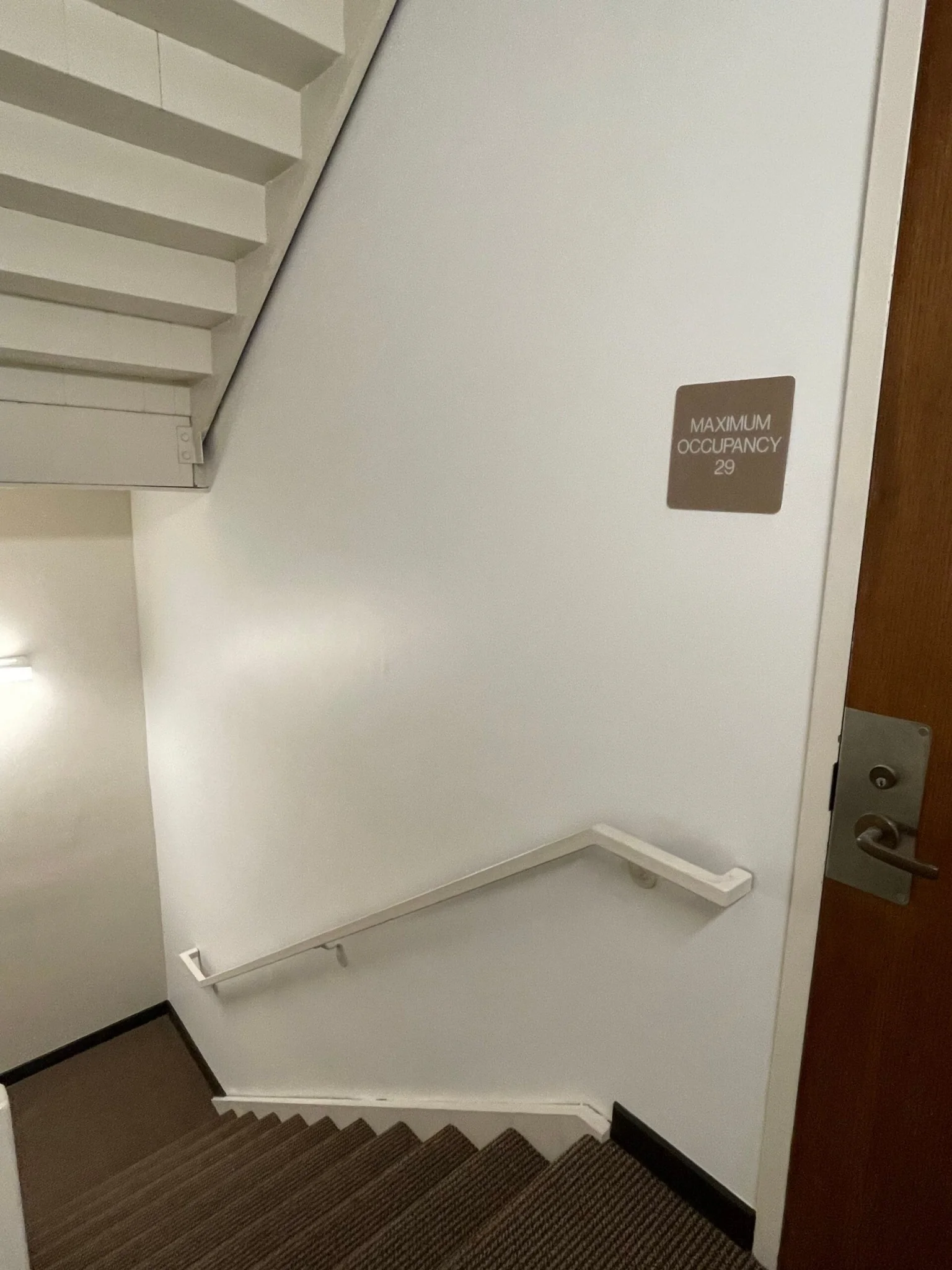 Commercial interior hallway painting project completed by Sound Painting Solutions
