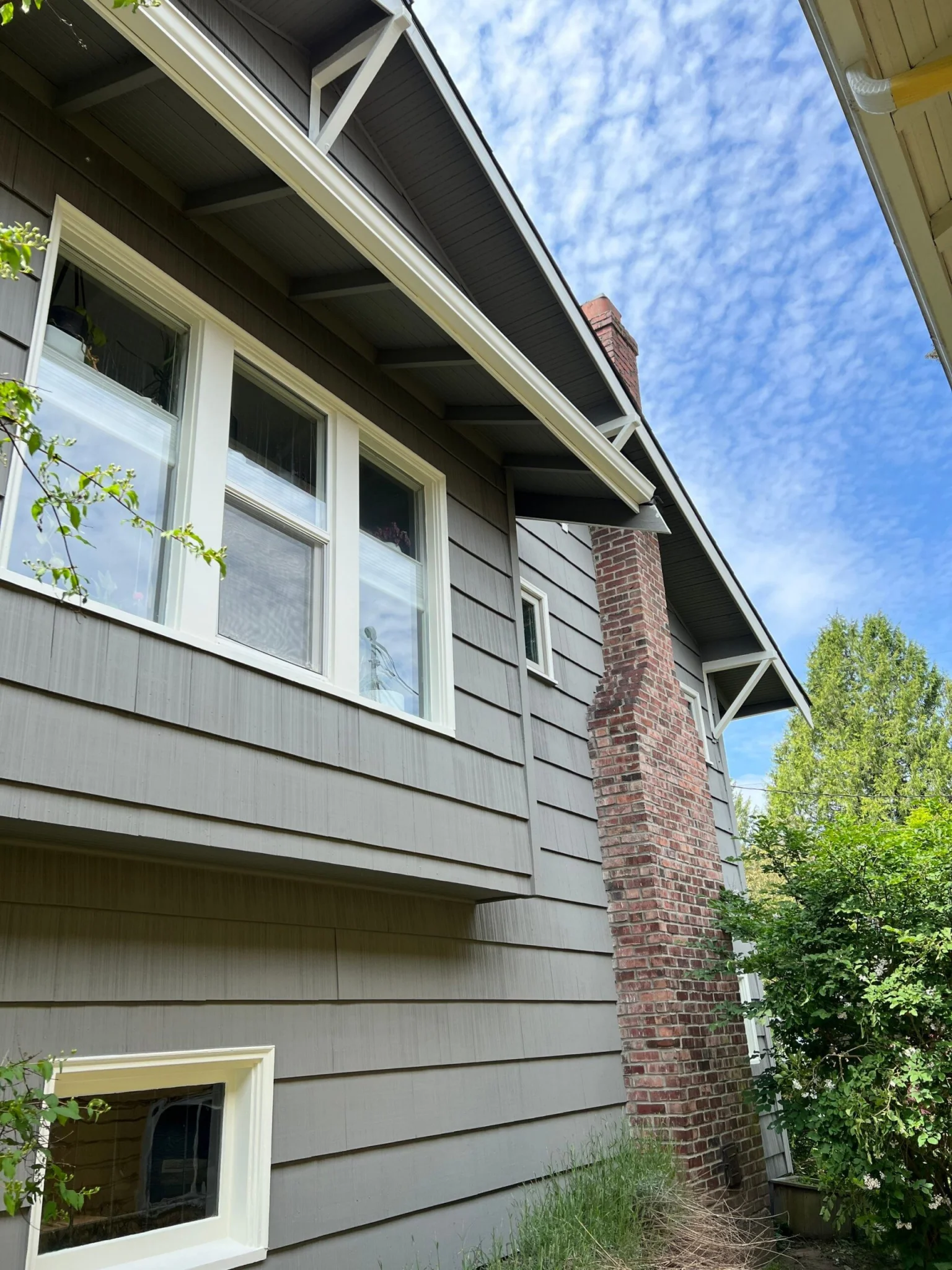 Exterior painting project of a home in Seattle