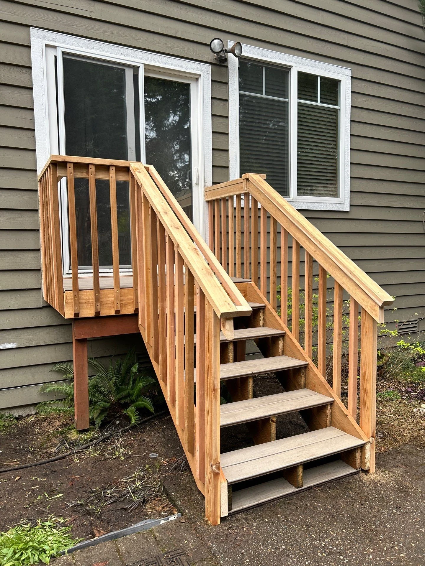 Custom deck built by Sound Painting Solutions