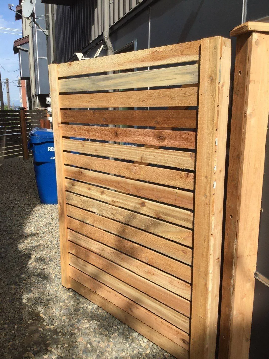 Fence built by Sound Painting Solutions