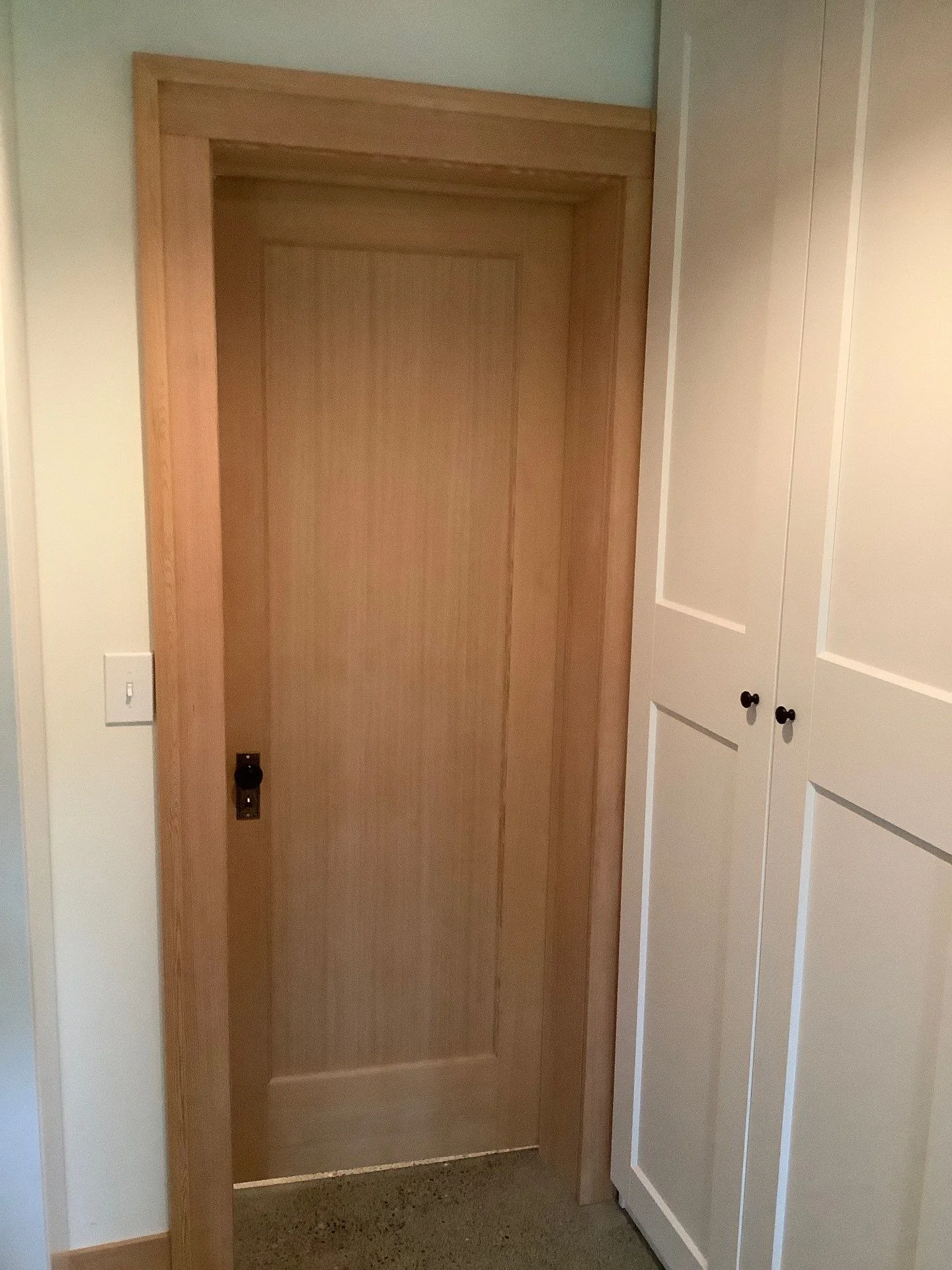 Interior door and door frame replaced by Sound Painting Solutions carpenters