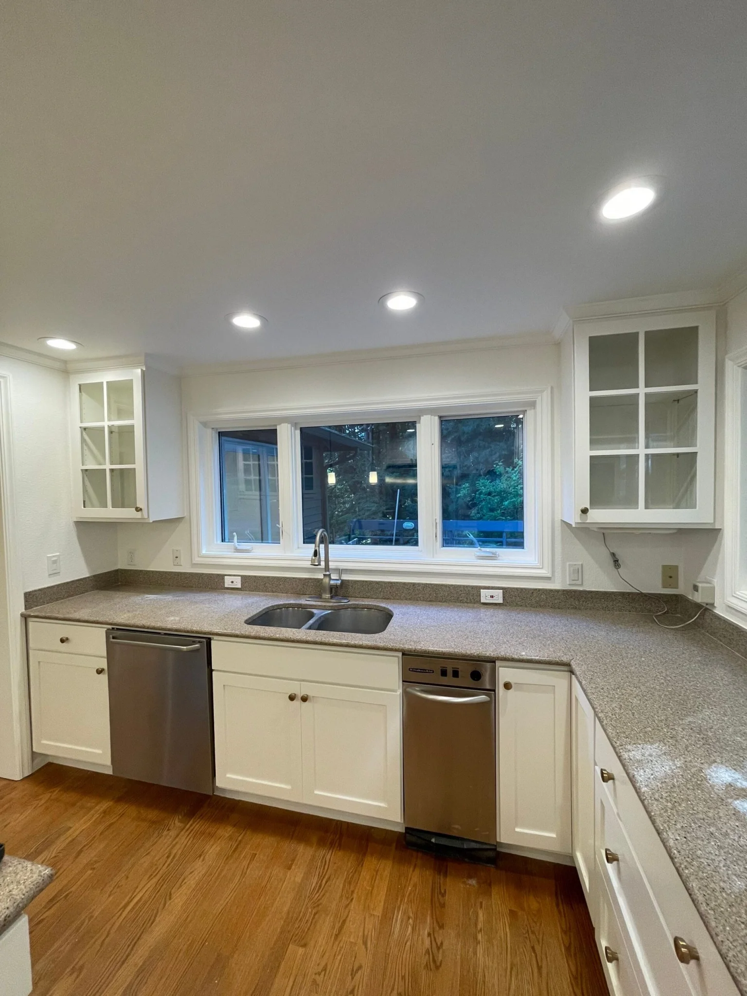 Cabinet painting project completed by Sound Painting Solutions