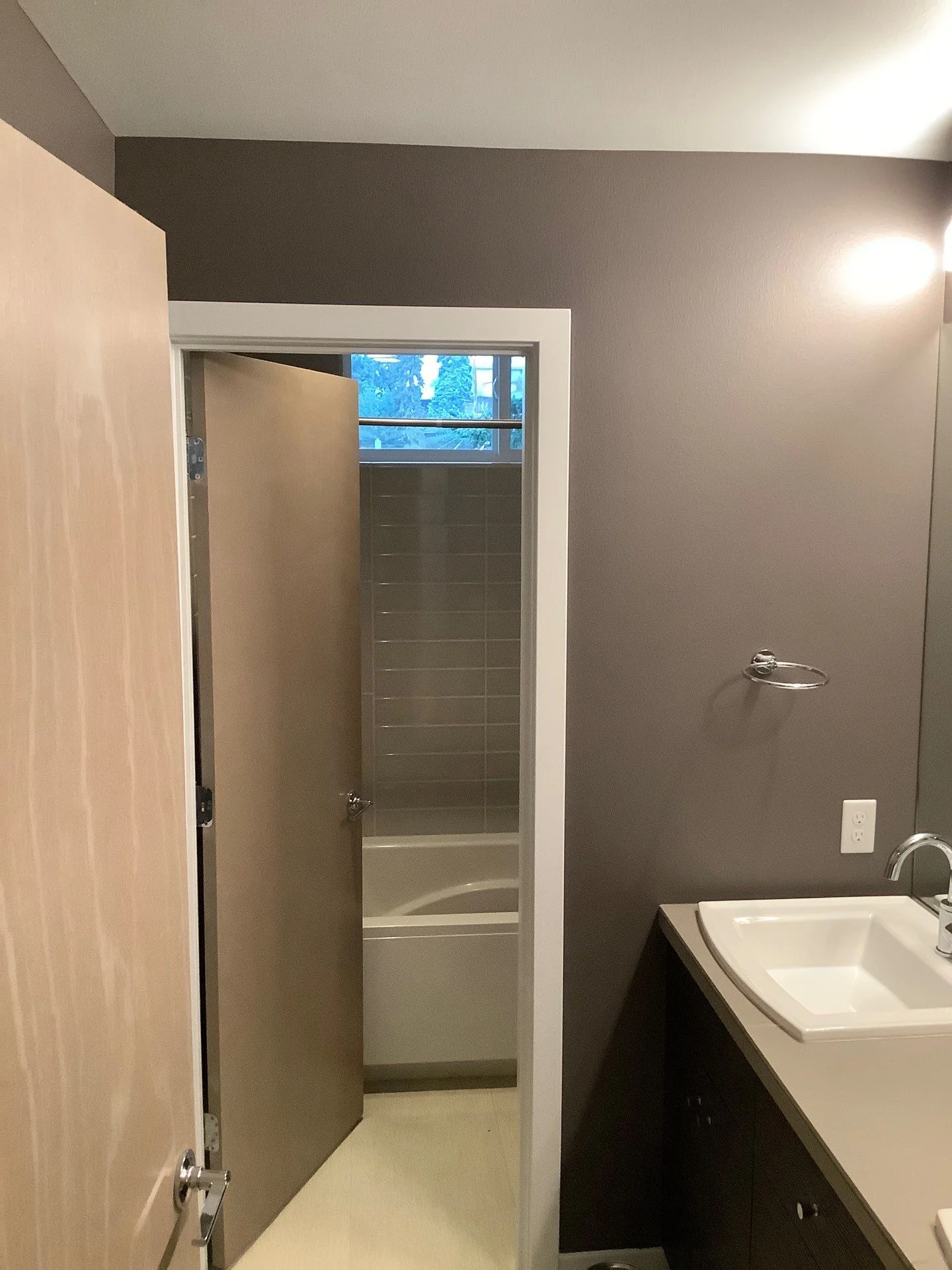 Bathroom interior painted in Seattle