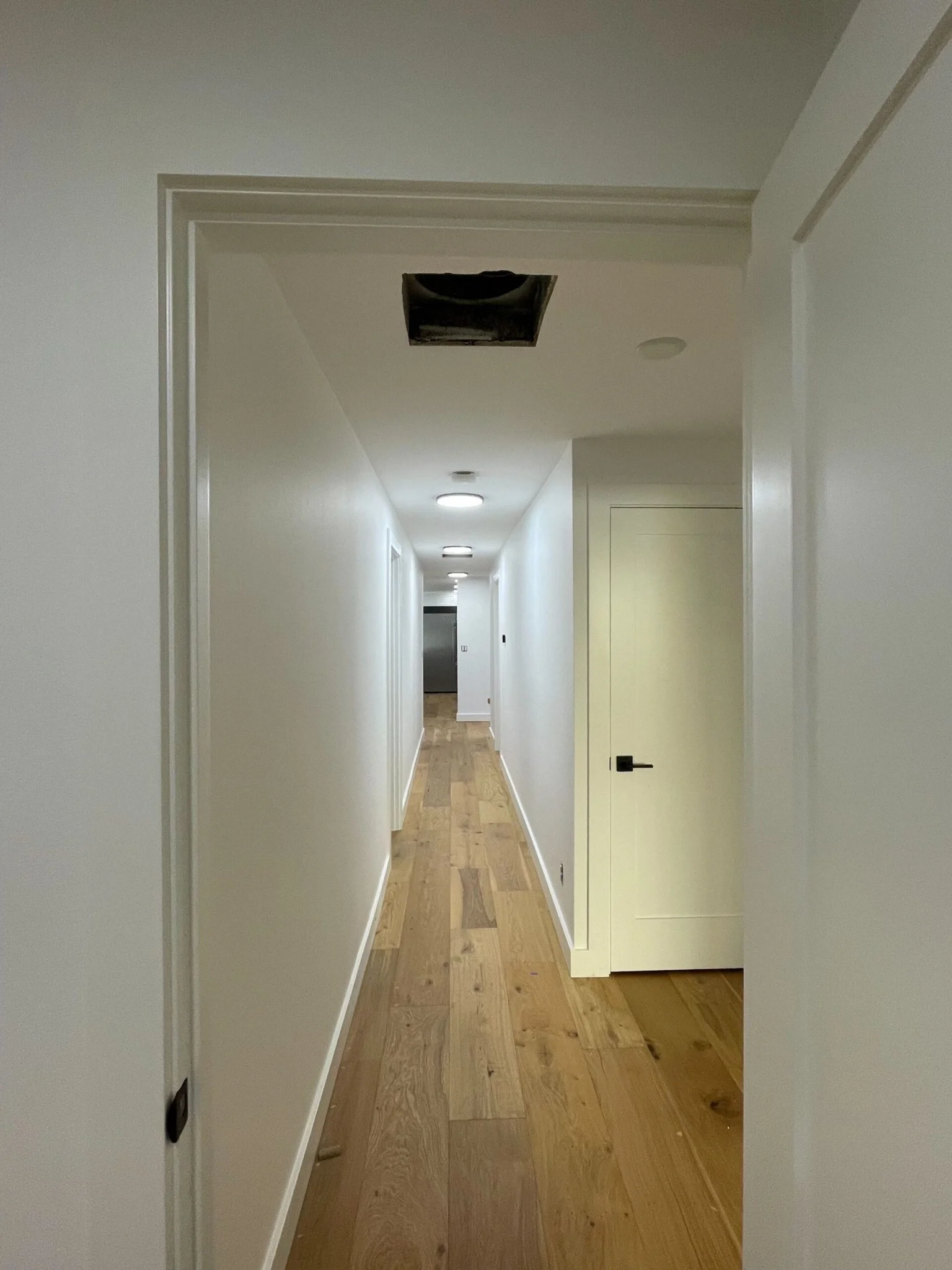 Interior hallway painting