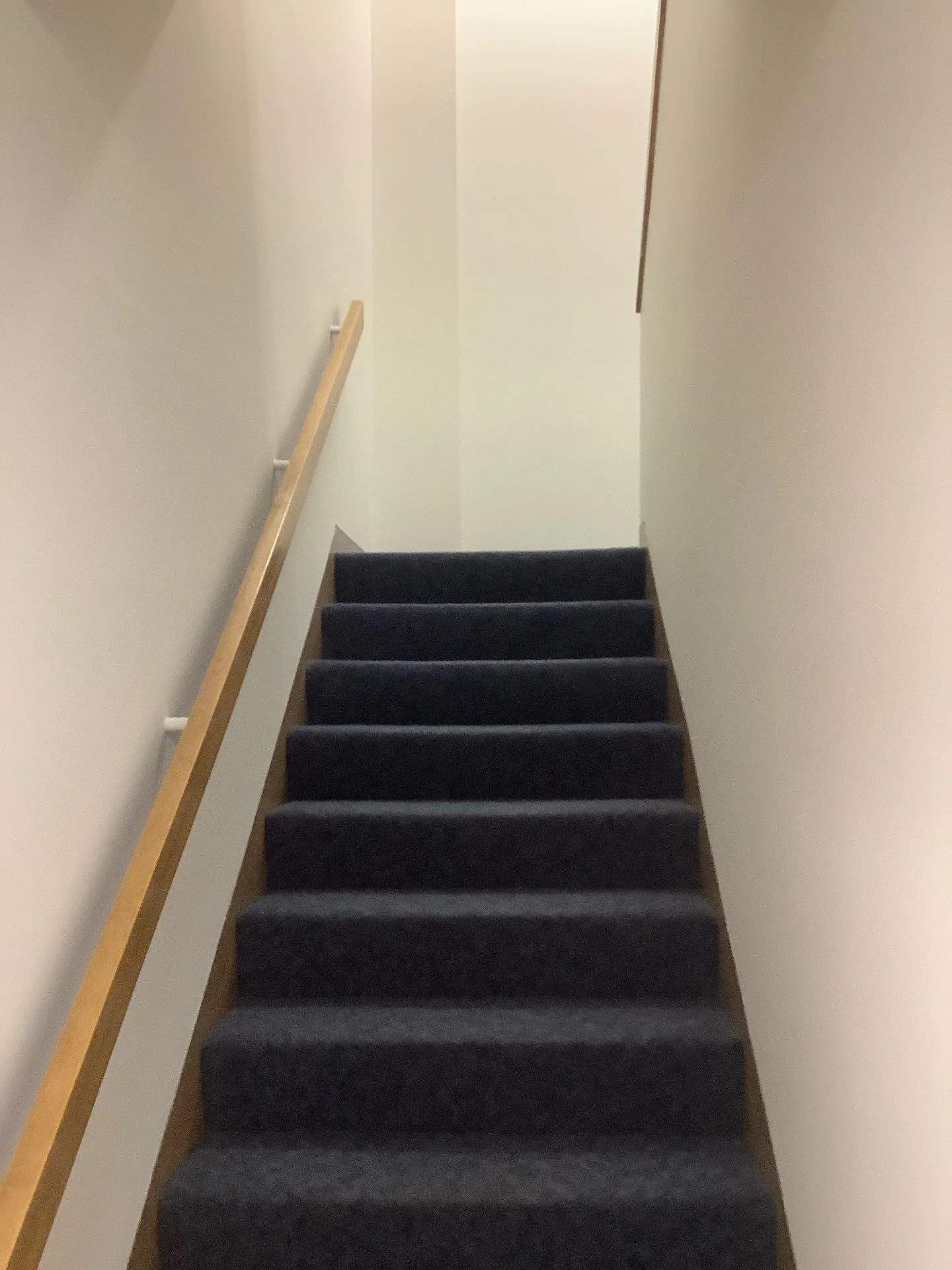Commercial interior stairwell painting completed results