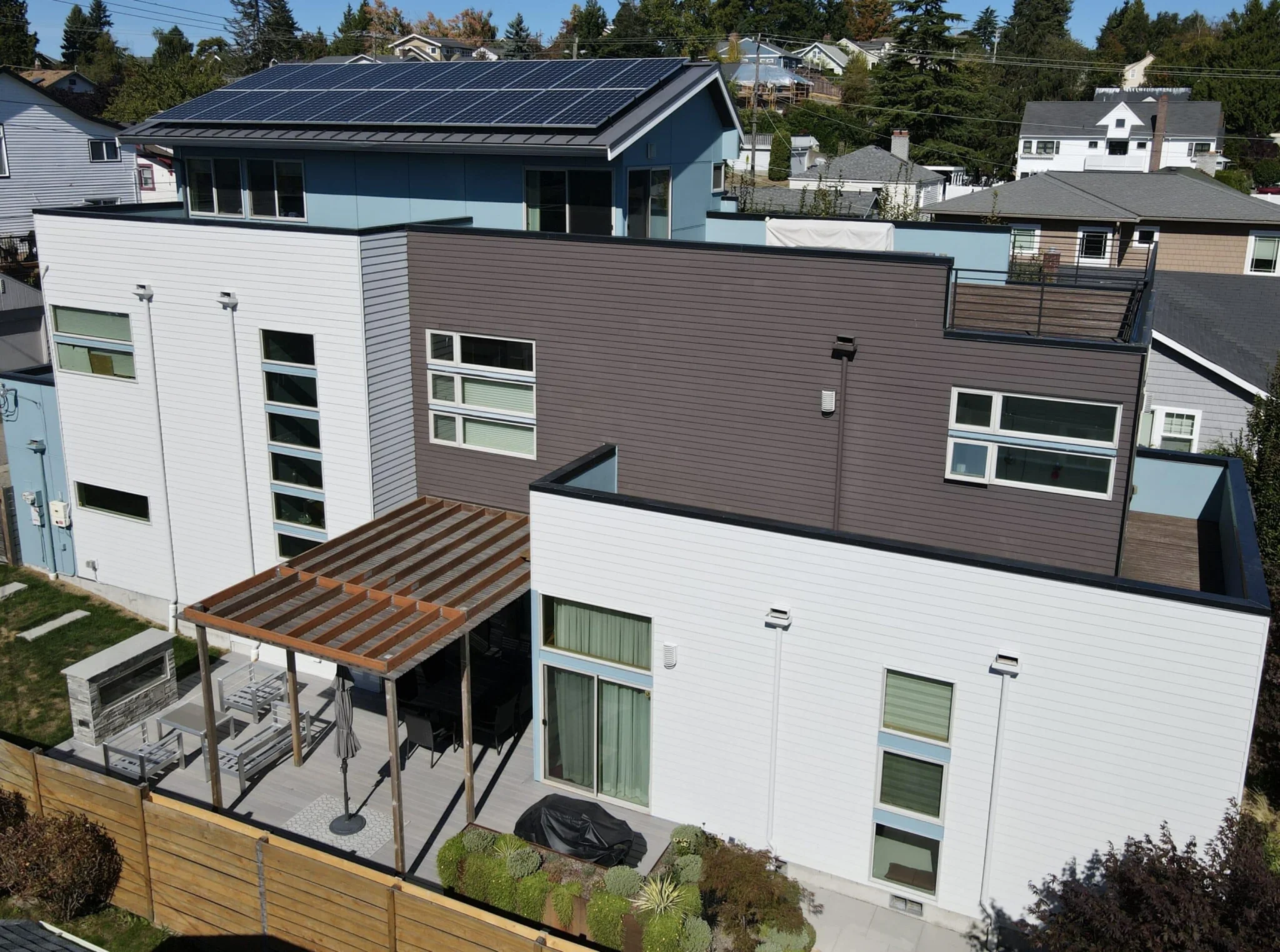 Exterior painting of a Seattle home